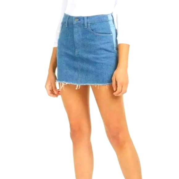 Hudson - Viper Denim Mini Skirt - Picture 1 of 6